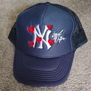 Loyal Origins New York Yankees Broken Heart Snapback Cap Dark Blue